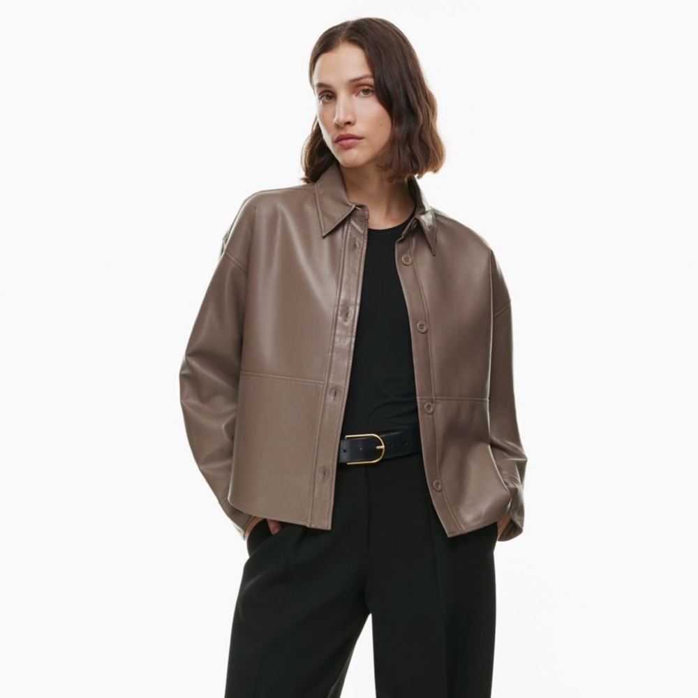 Aritzia Babaton Pelli Hip Shirt Jacket